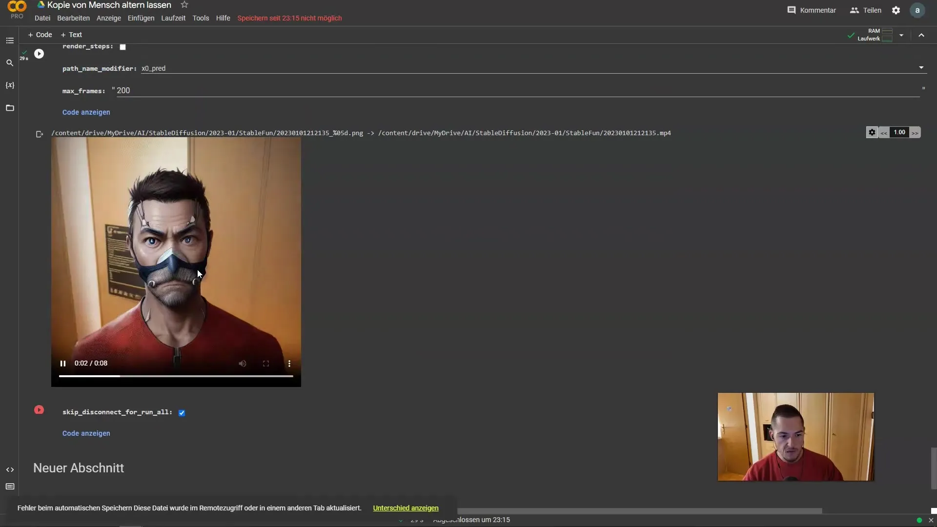 Оптимизация создания видео с помощью Deforum Stable Diffusion