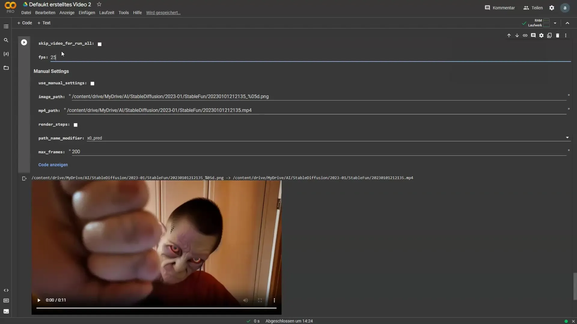 Начните с Deforum Stable Diffusion: создавайте анимации для своих видео