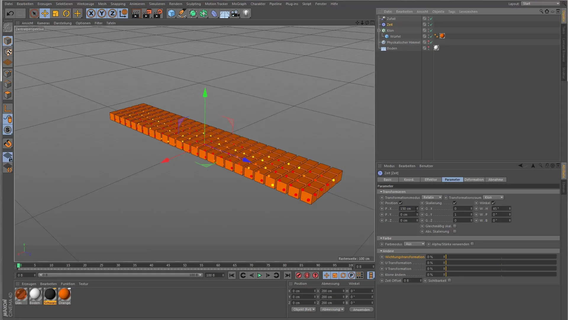 Effet temps dans Cinema 4D : Plongée dans des animations simples
