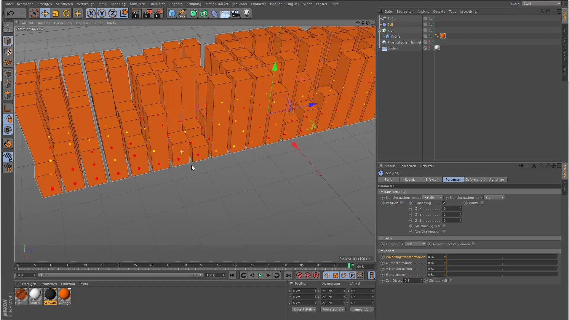Effet de temps dans Cinema 4D : Plongée dans des animations simples