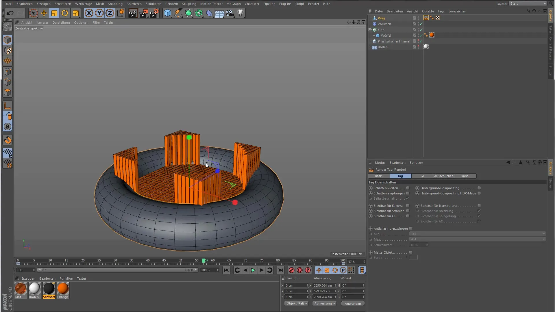 Utilizzare efficacemente il Volumen-Effektor in Cinema 4D