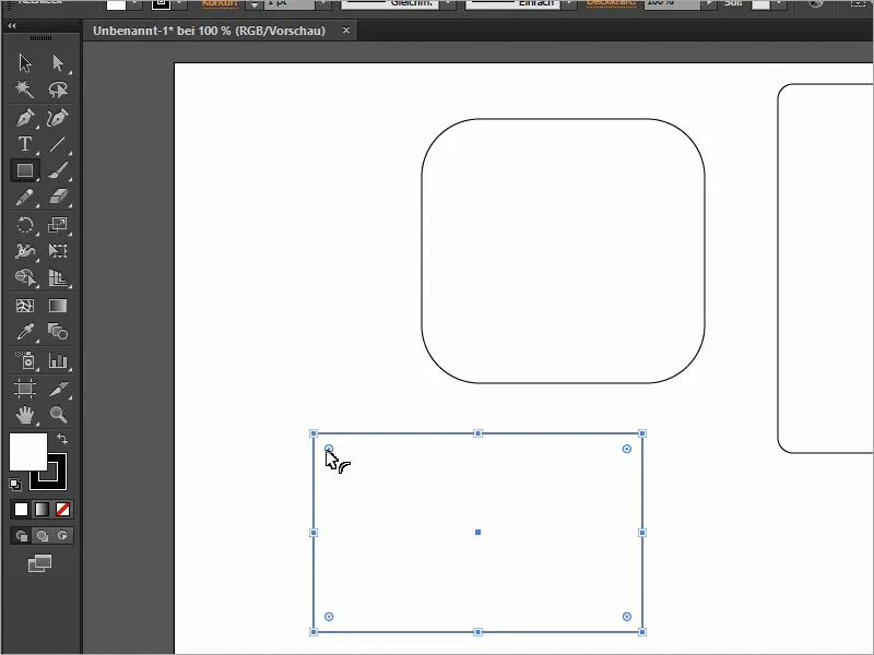 Patarimai ir gudrybės dėl „Adobe Illustrator“: Apvalūs kampai - trys galimybės.