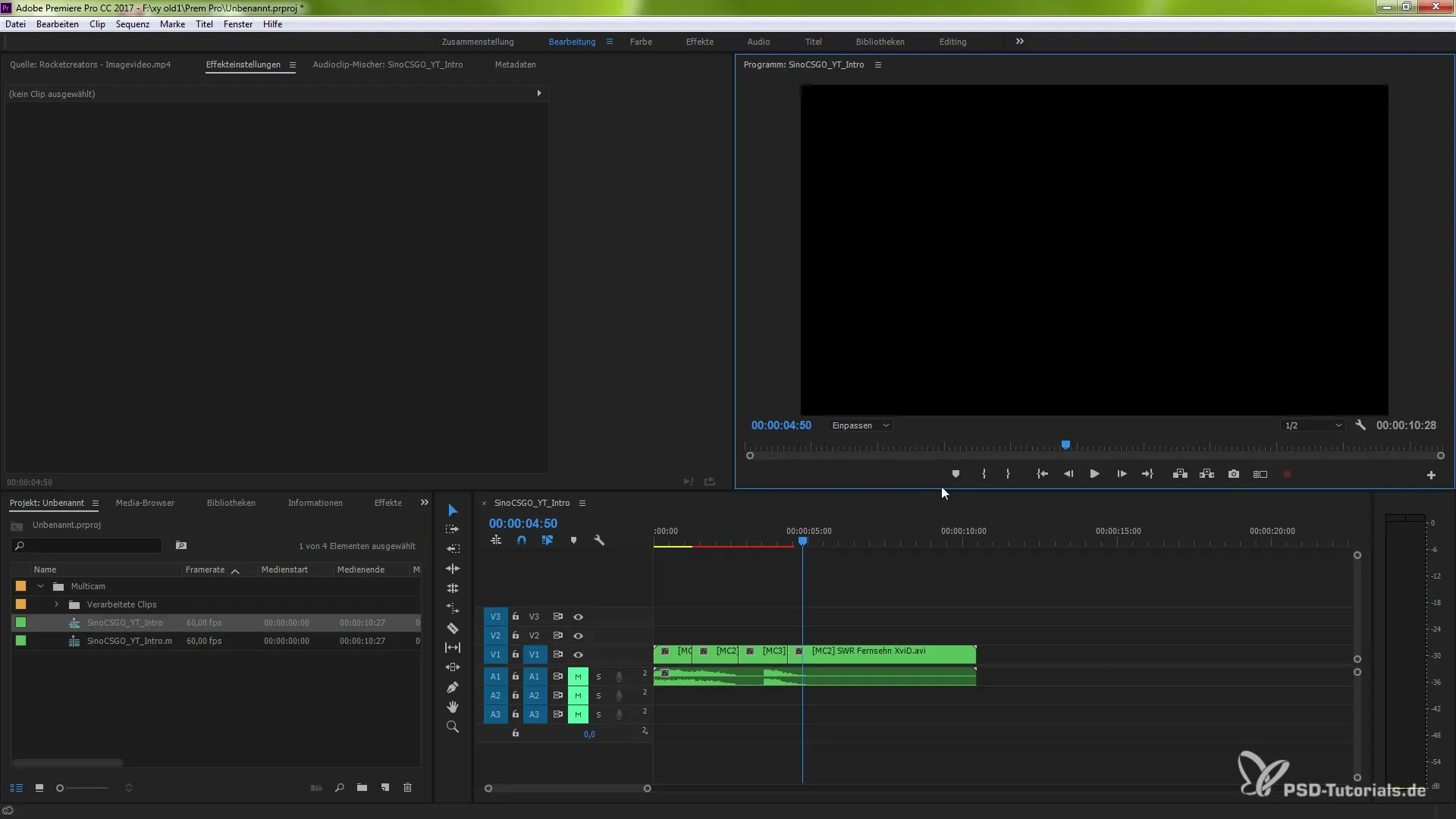 Synchroniser plusieurs angles de caméra dans Premiere Pro CC 7.0