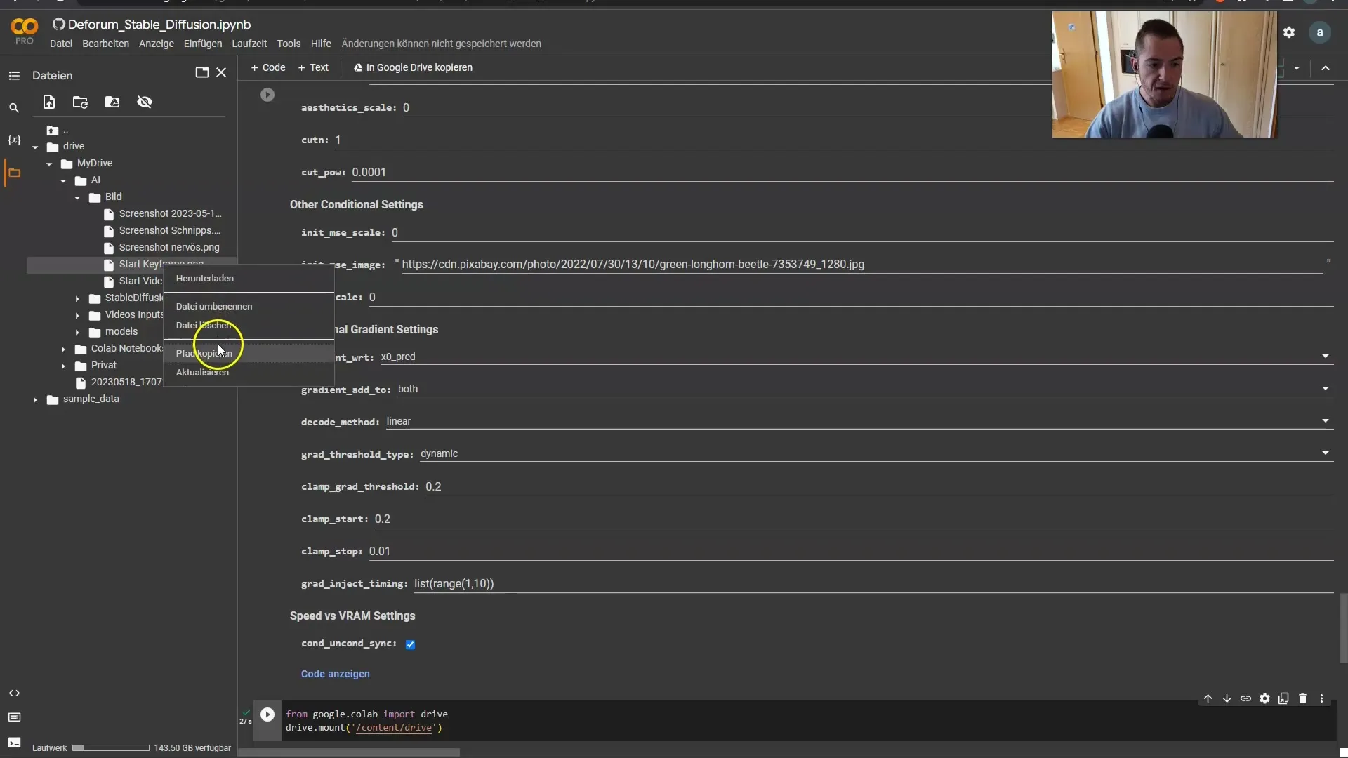 Искусство анимации с использованием Deforum Stable Diffusion