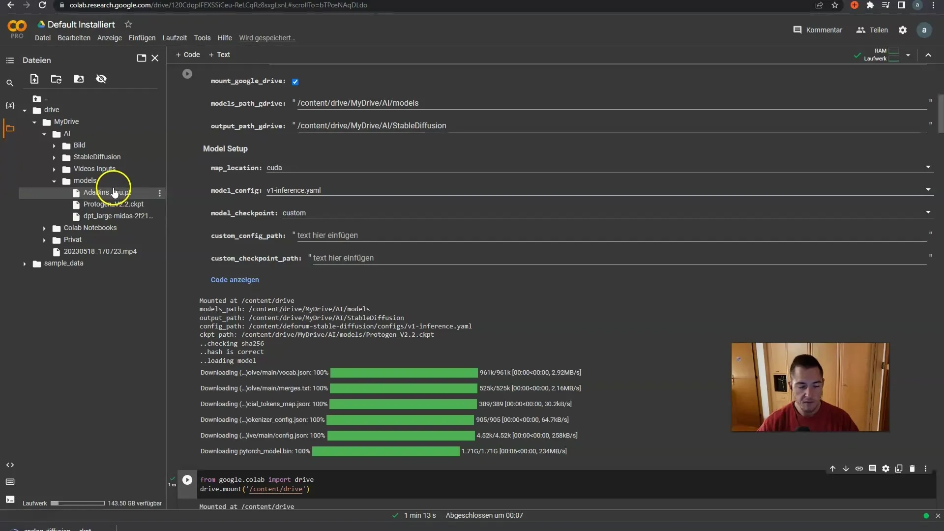 Используйте собственные модели для Stabile Diffusion в Deforum - пошаговое руководство