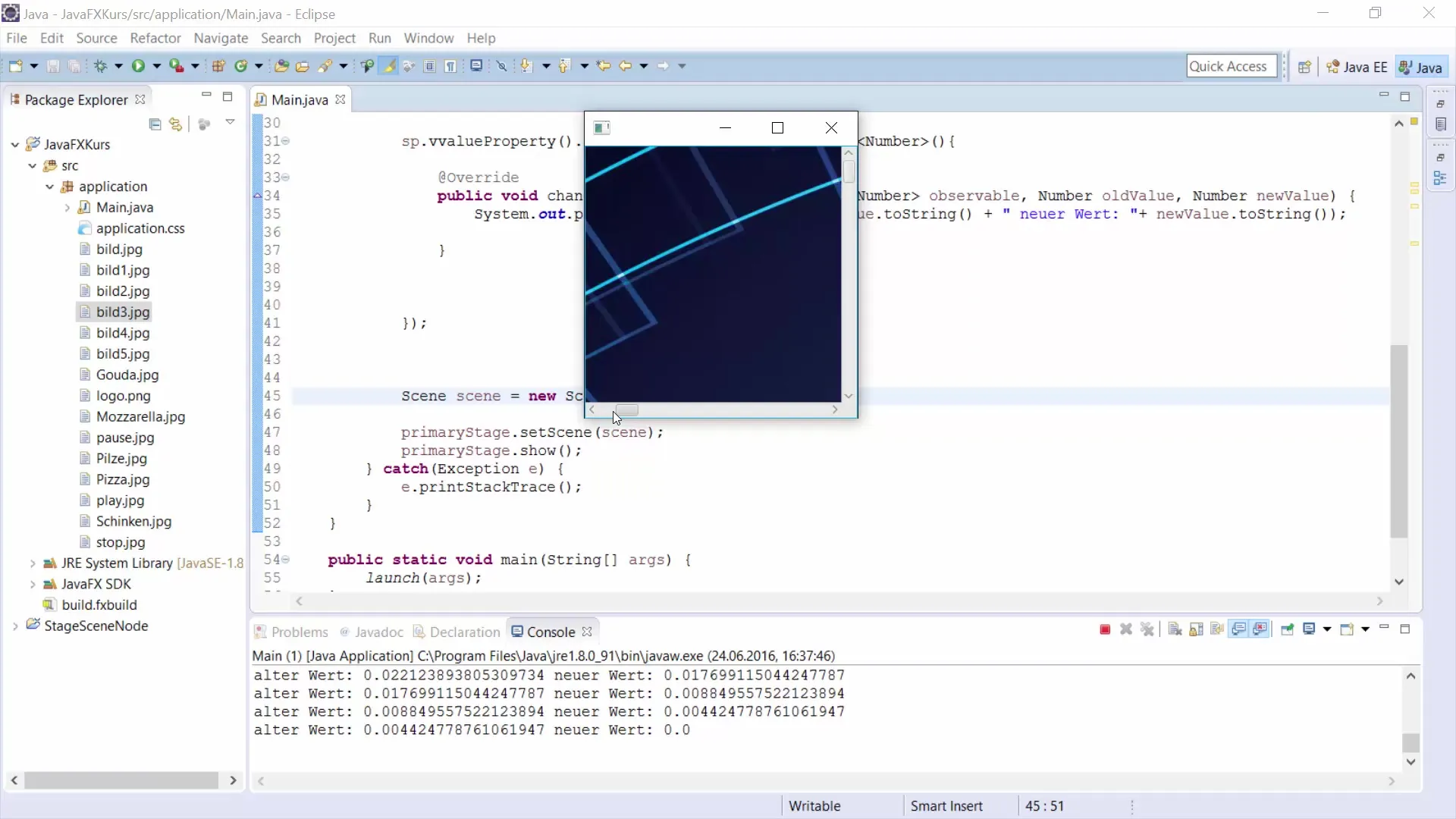 JavaFX ScrollPane: keritava kasutajaliidese rakendamine