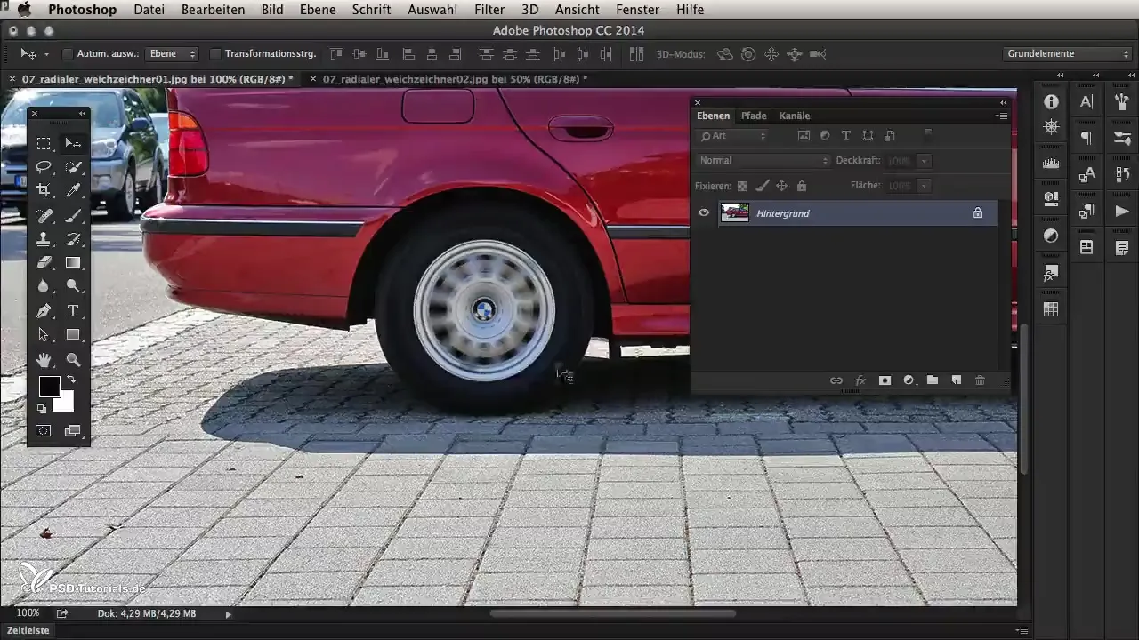 Radial blur in Photoshop CC 2014 - Simple guide for effective use