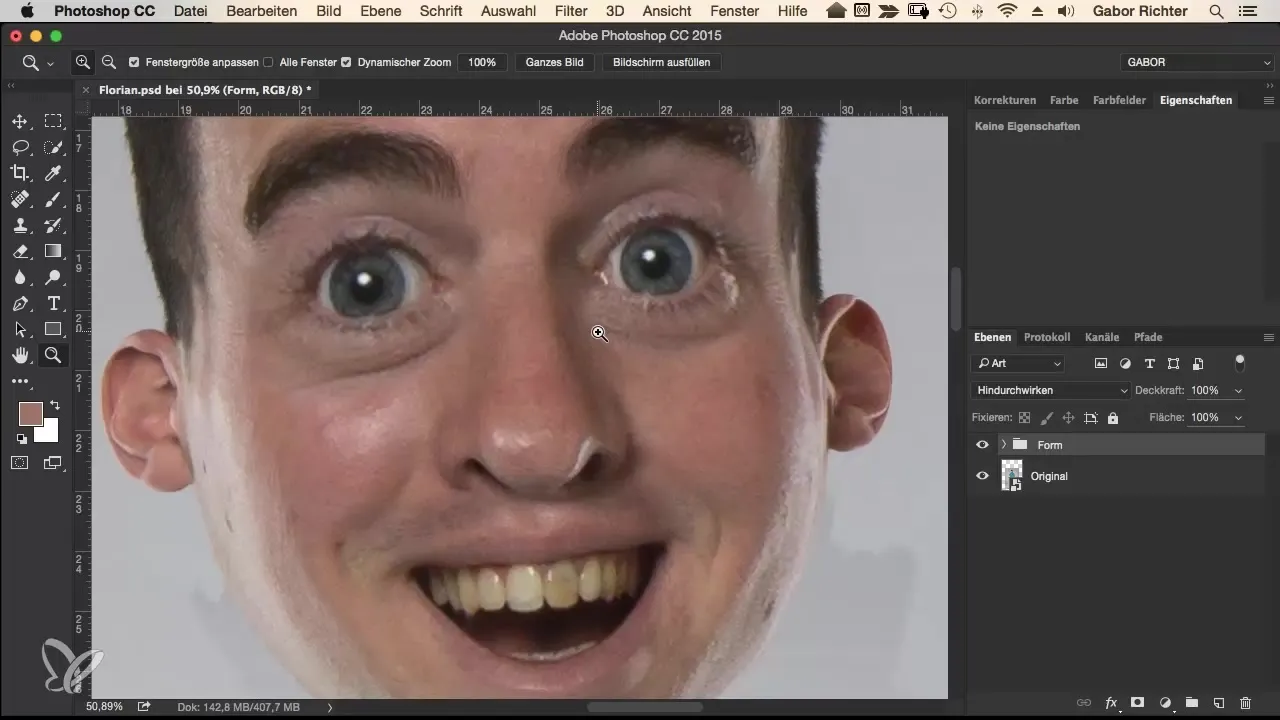 Perfect frequency separation for skin retouching