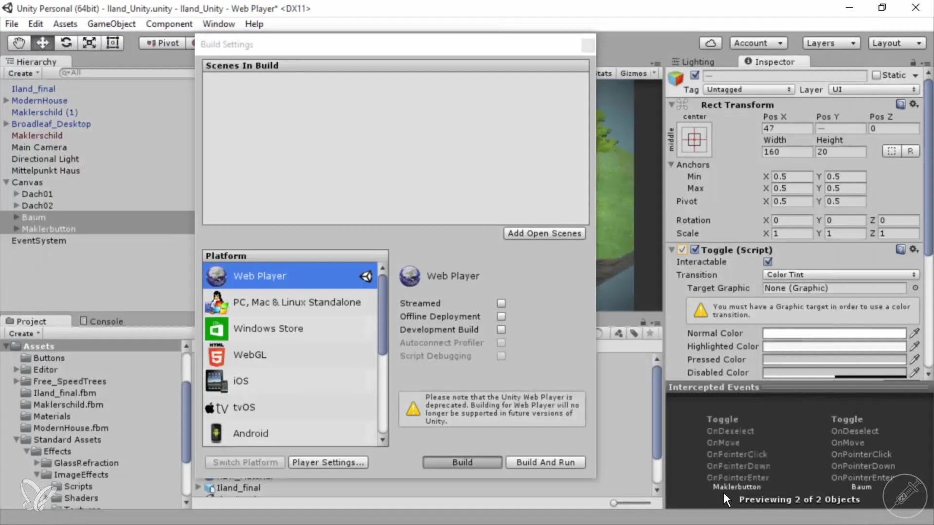 Unity Web Export – 단계별 안내