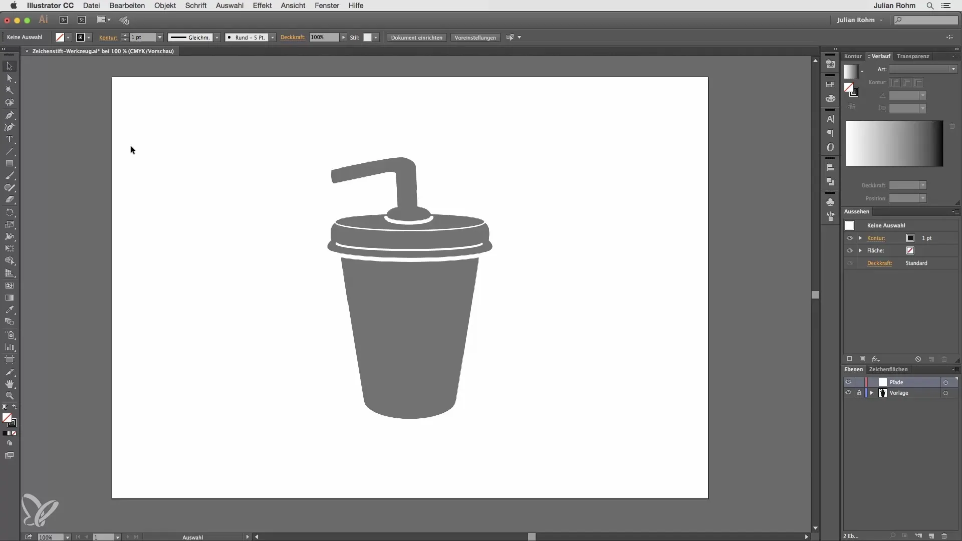 Narzędzie pióro Illustrator dla początkujących