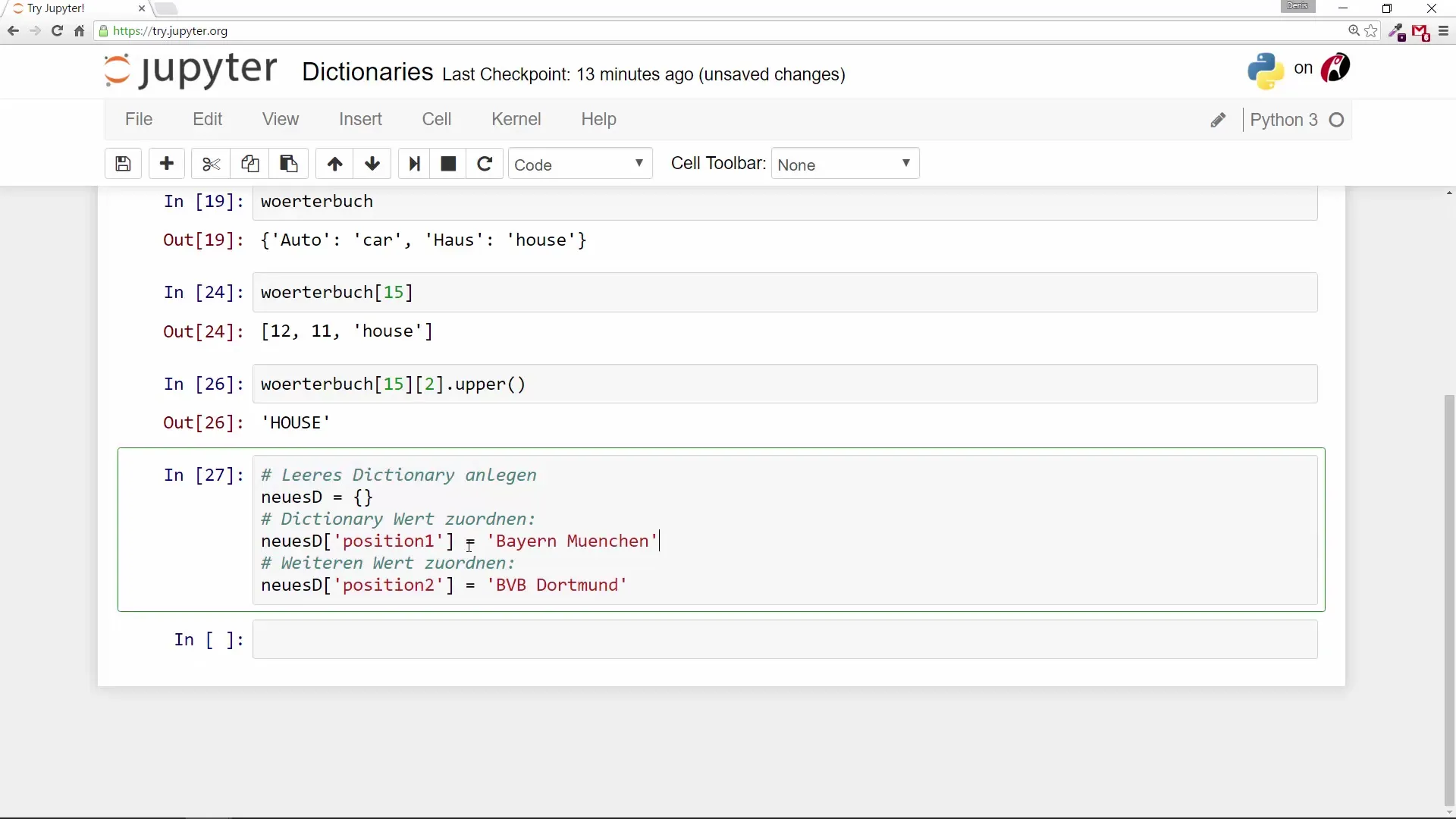 Trabalhando de forma eficiente com Dictionaries em Python