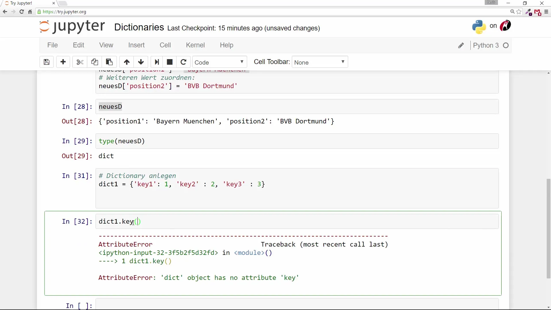 Trabalhando de forma eficiente com Dictionaries em Python