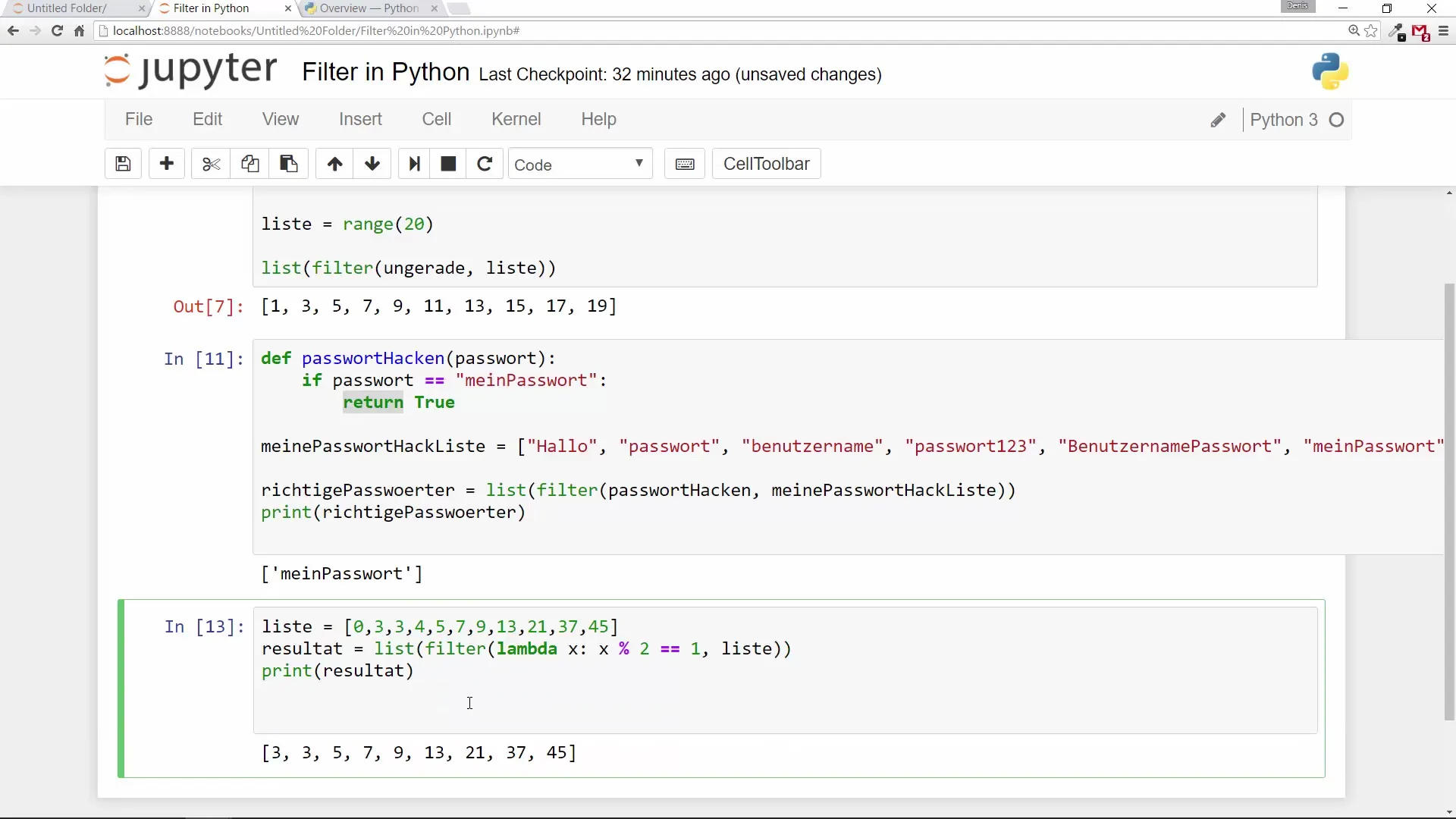 Filter function in Python: Apply and understand effectively