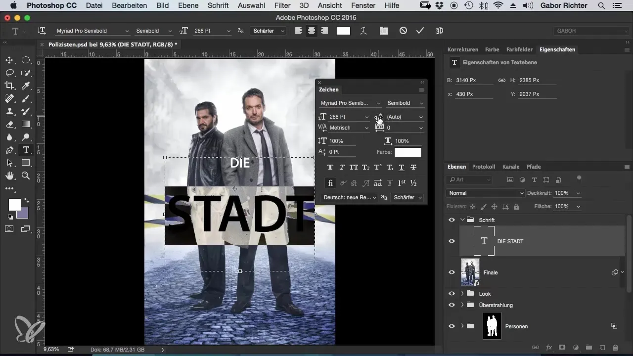 Creatively integrate text – tips for Photoshop