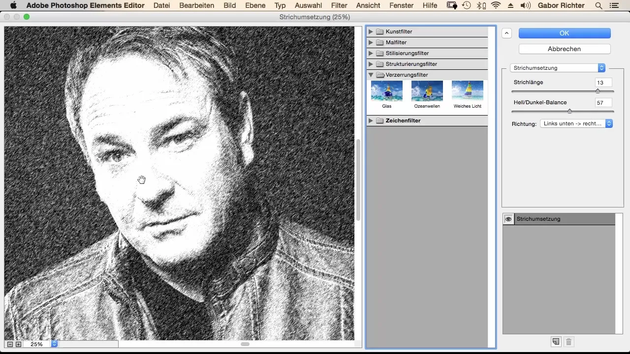 Kreative Effekte in Photoshop Elements Filtergalerie