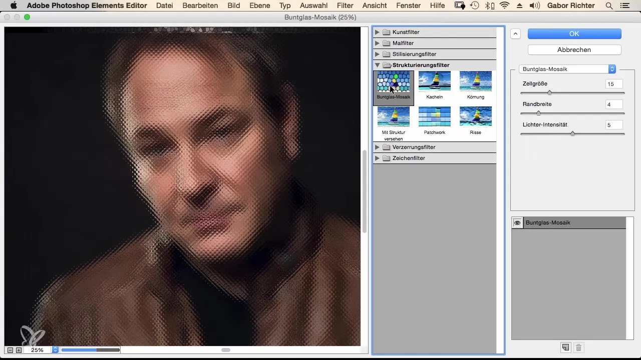 Kreative Effekte in Photoshop Elements Filtergalerie