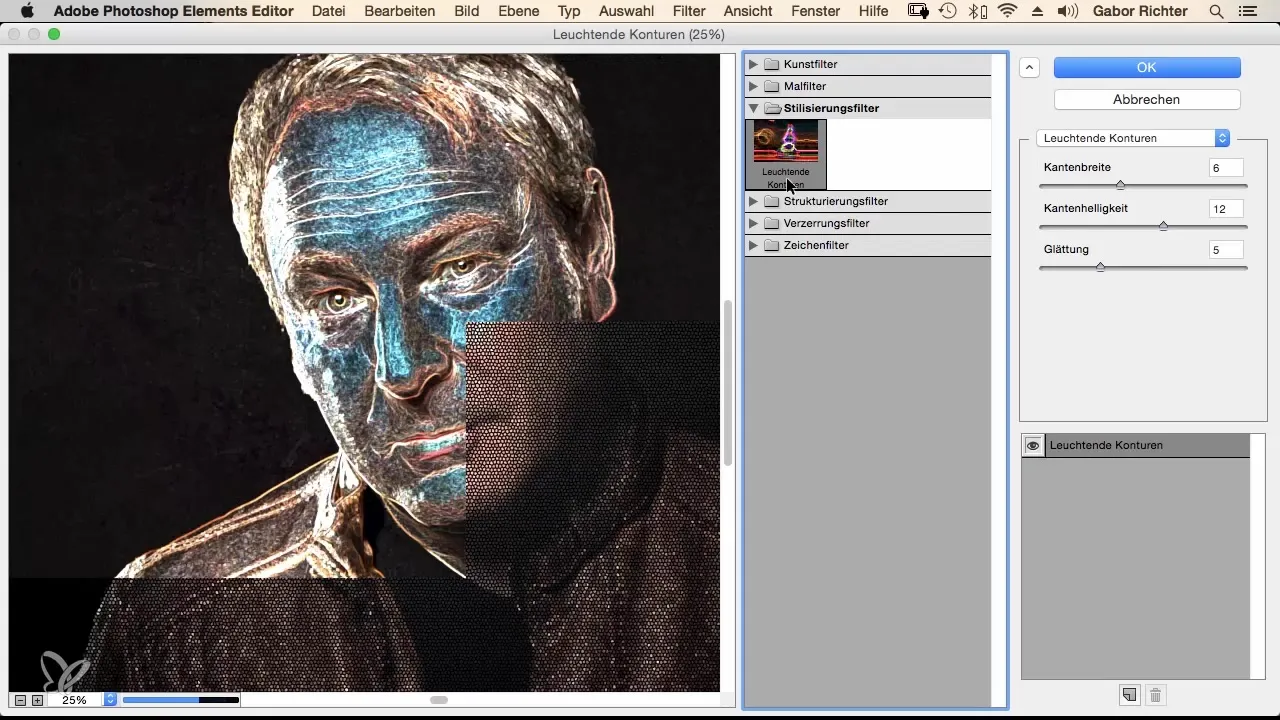 Kreative Effekte in Photoshop Elements Filtergalerie