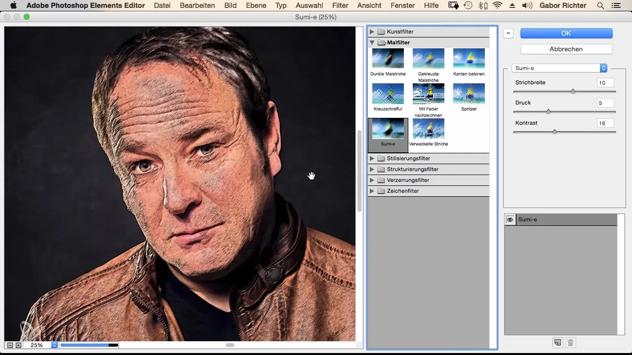 Kreative Effekte in Photoshop Elements Filtergalerie
