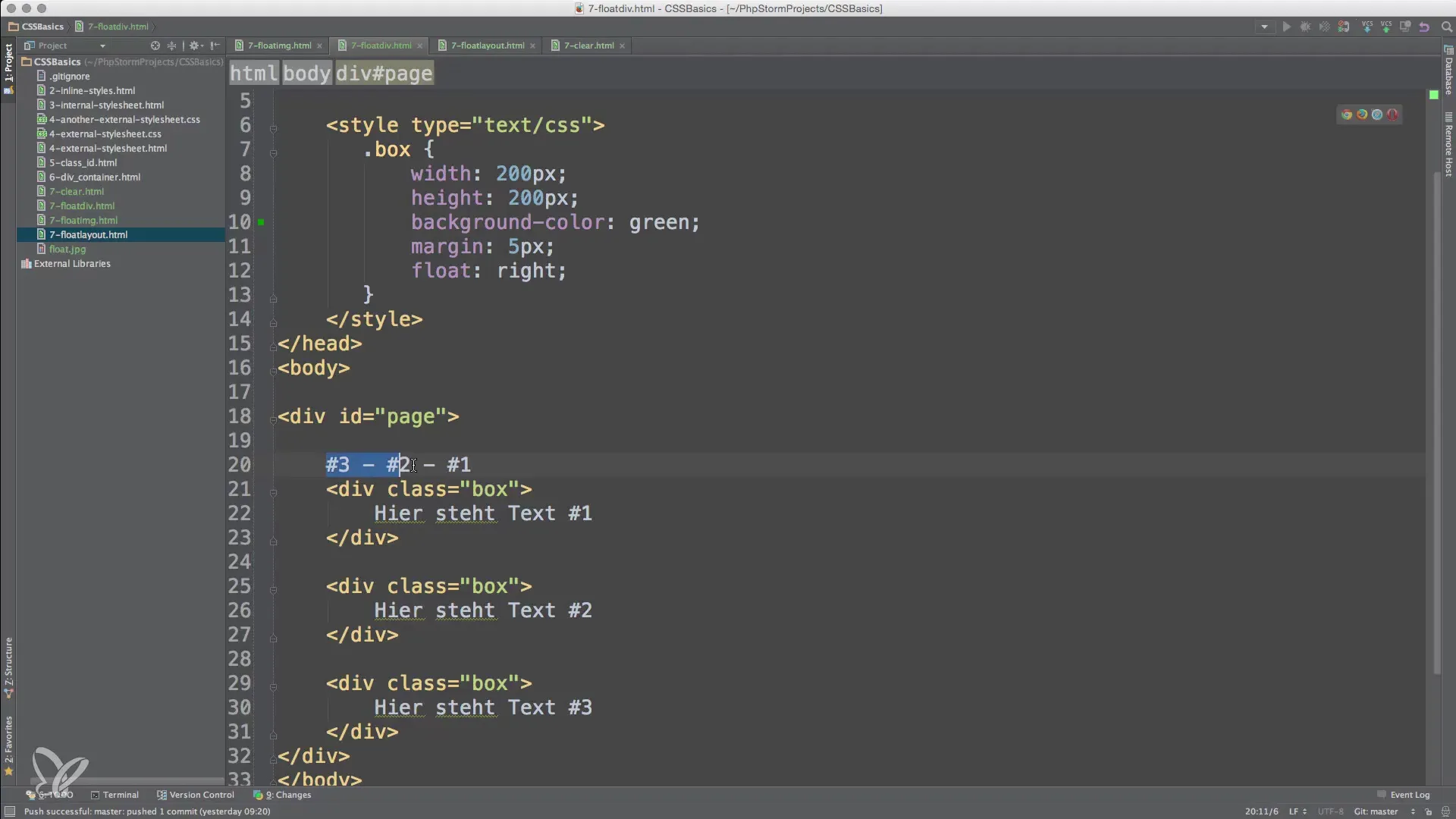 Efektivní rozvržení s Float v HTML a CSS