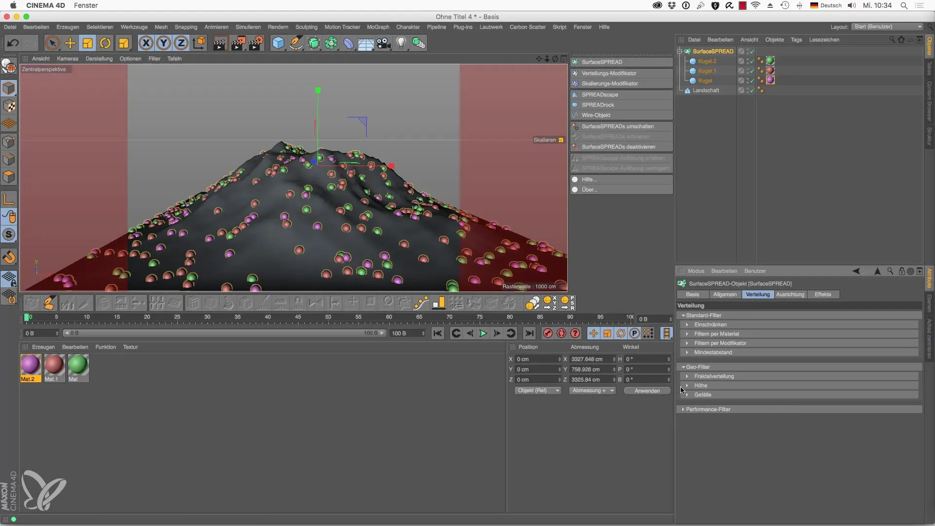 Cinema 4D를 위한 SurfaceSPREAD의 효과적인 활용