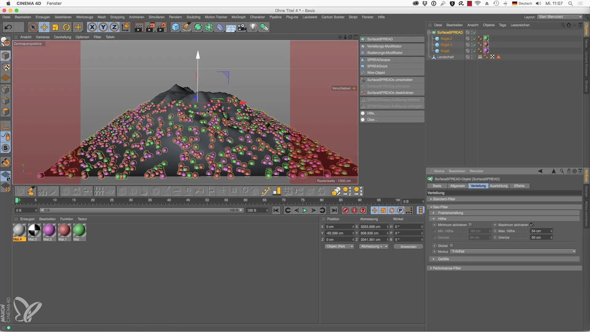 Cinema 4D를 위한 SurfaceSPREAD의 효과적인 사용