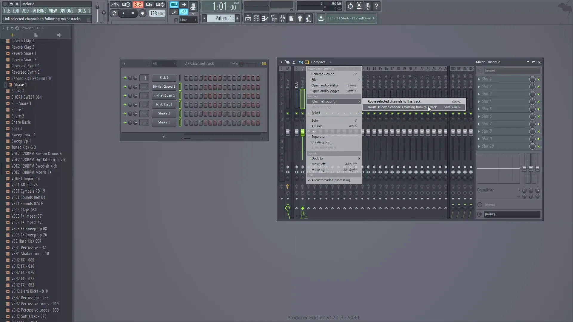 FL Studio: gestionar eficientemente la velocidad y los samples