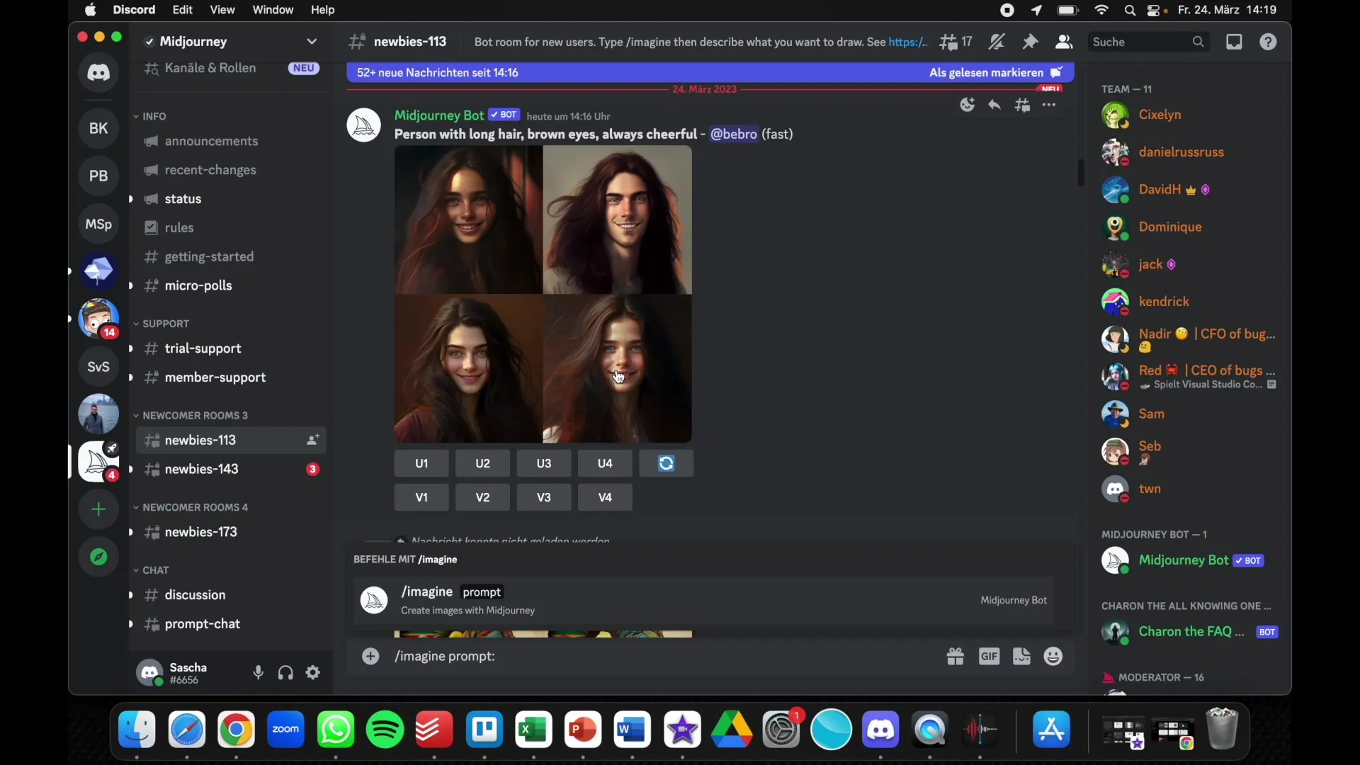 Poprawna konfiguracja prywatnego serwera Discord dla Midjourney