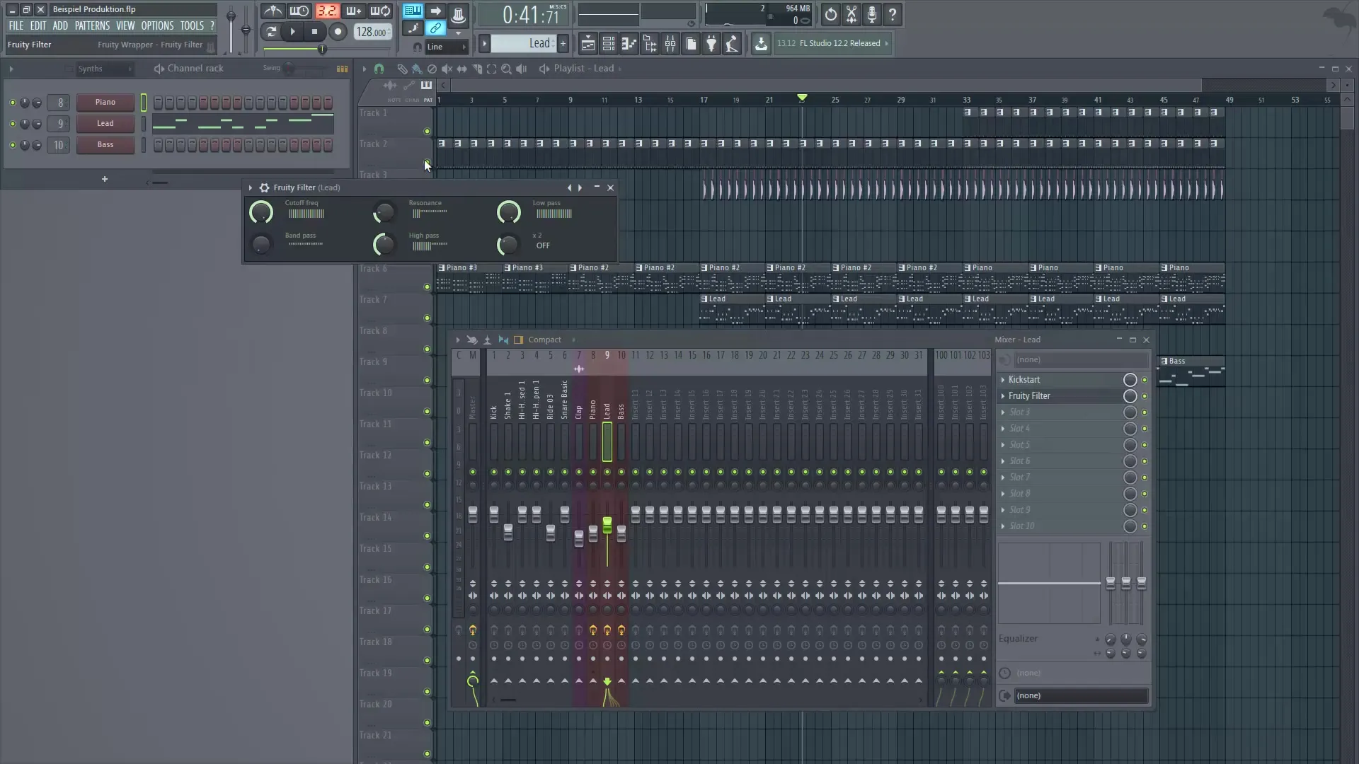 Creare e utilizzare automationsclips in FL Studio