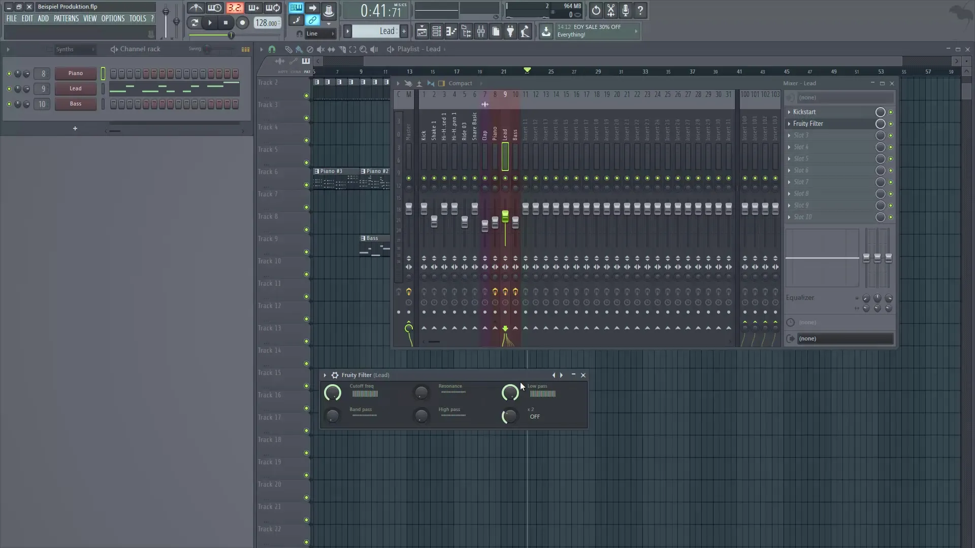 Creare e utilizzare automationsclips in FL Studio