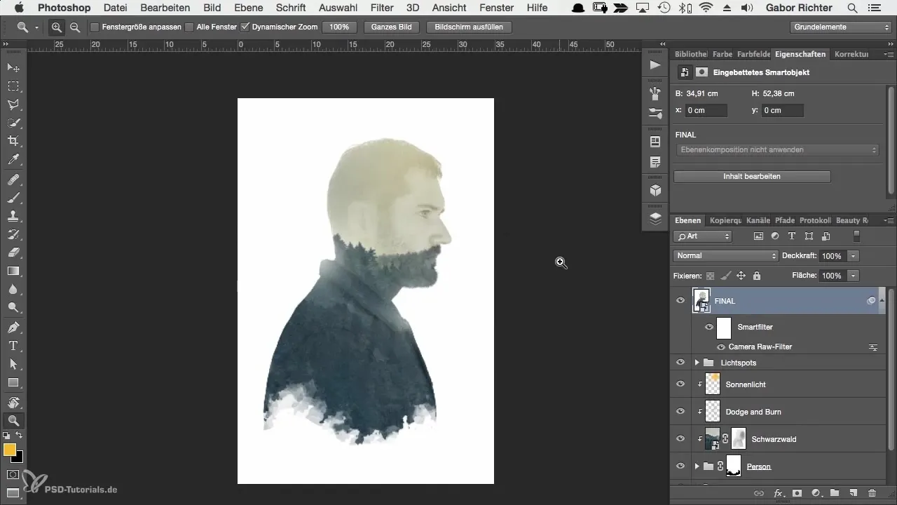 Final adjustments for character portraits in Photoshop