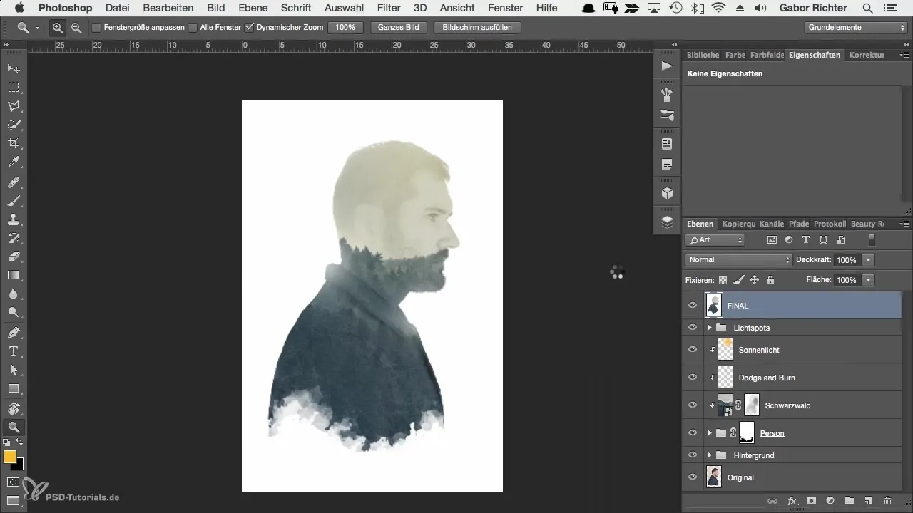 Final adjustments for character portraits in Photoshop