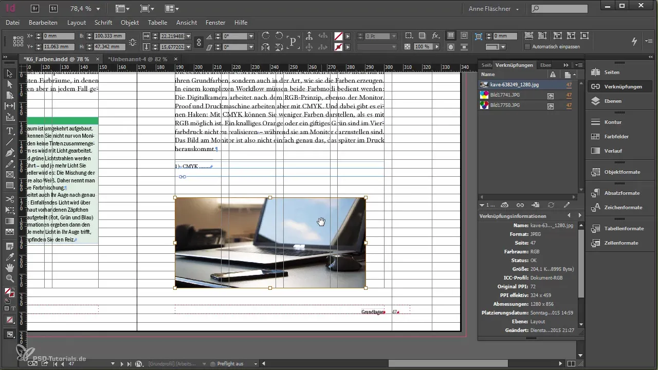 Керування та редагування графіки й зображень в InDesign