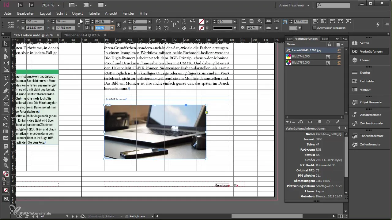 Керування та редагування графіки й зображень в InDesign