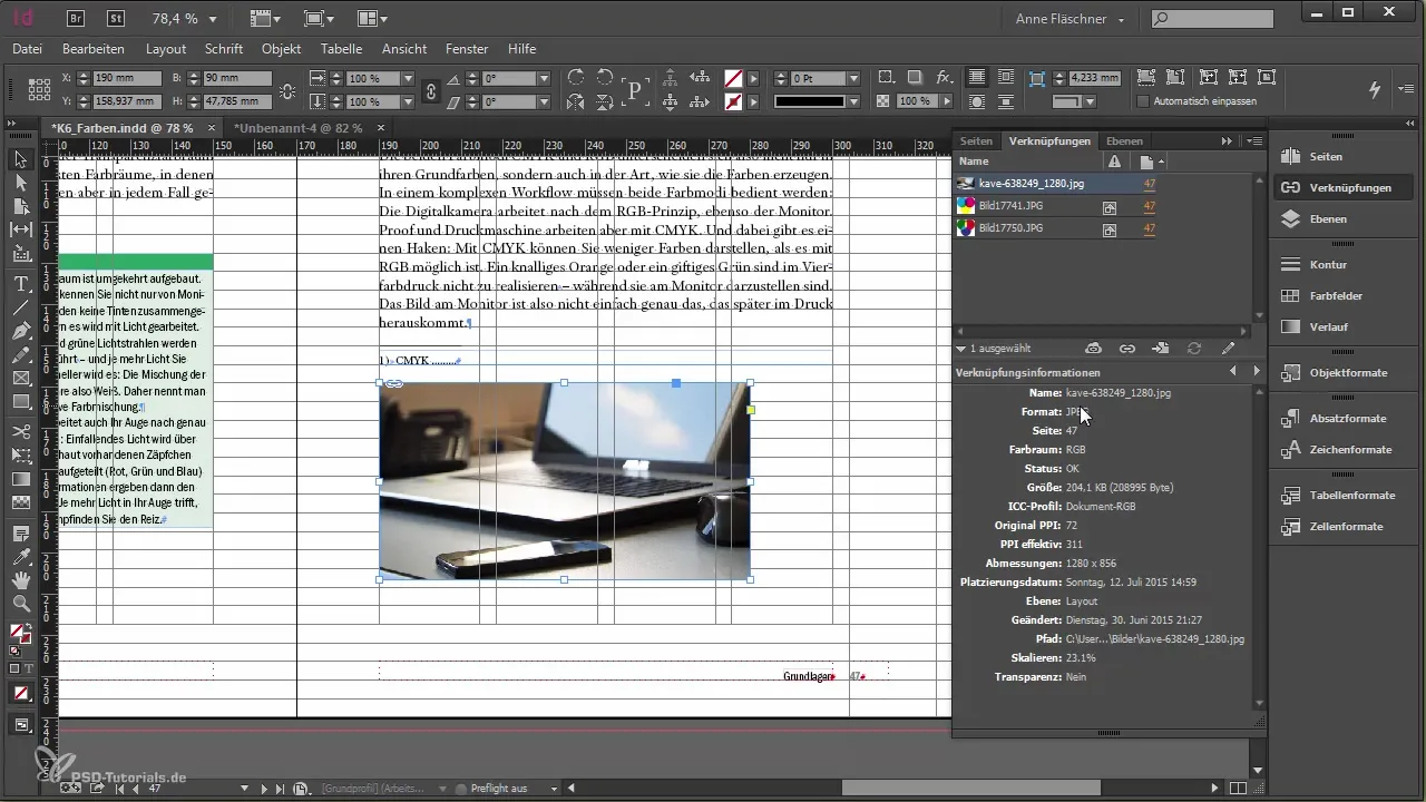 Керування та редагування графіки й зображень в InDesign