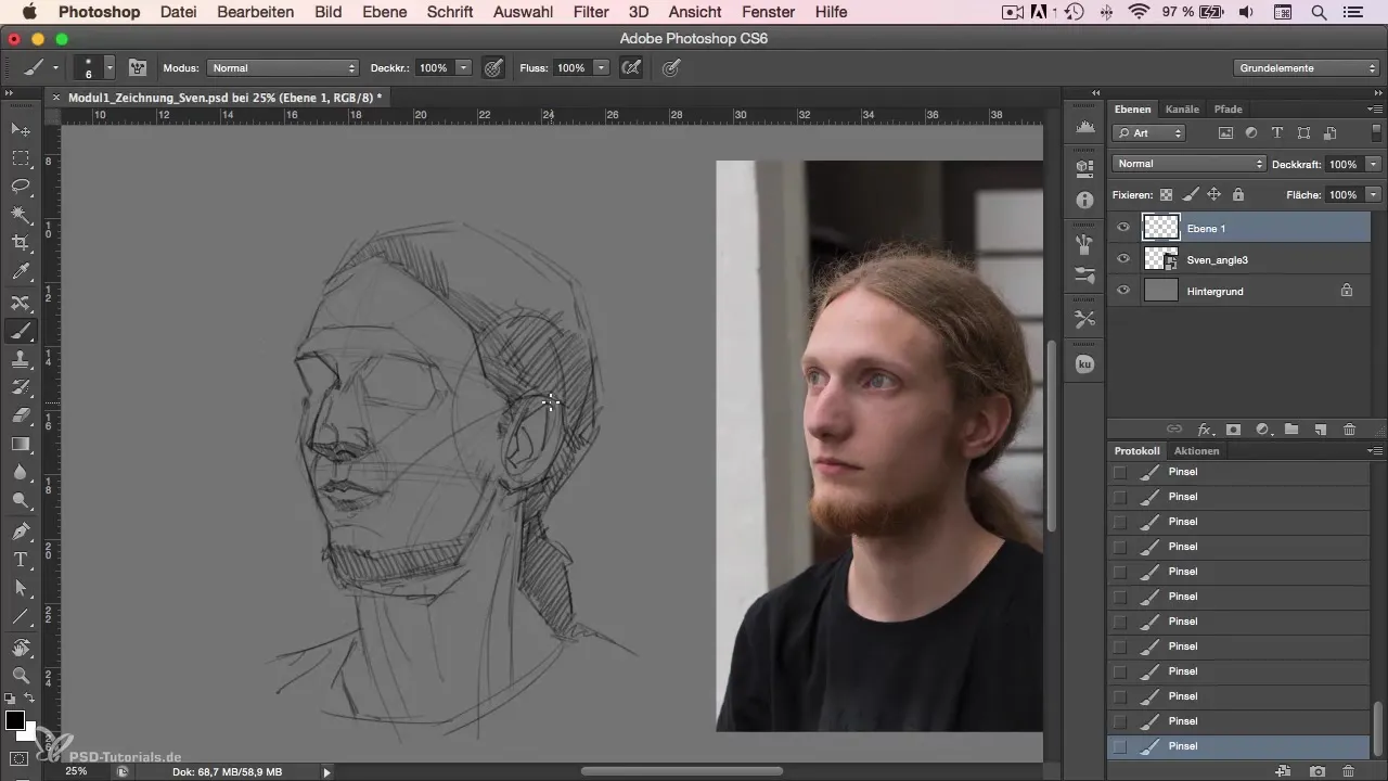 Porträt-Skizze in Photoshop – So gelingt dein Charakter-Painting