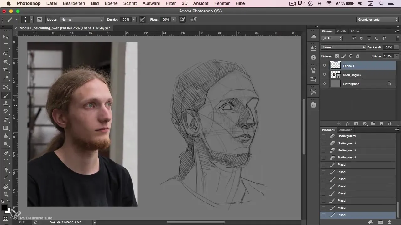 Porträt-Skizze in Photoshop – So gelingt dein Charakter-Painting