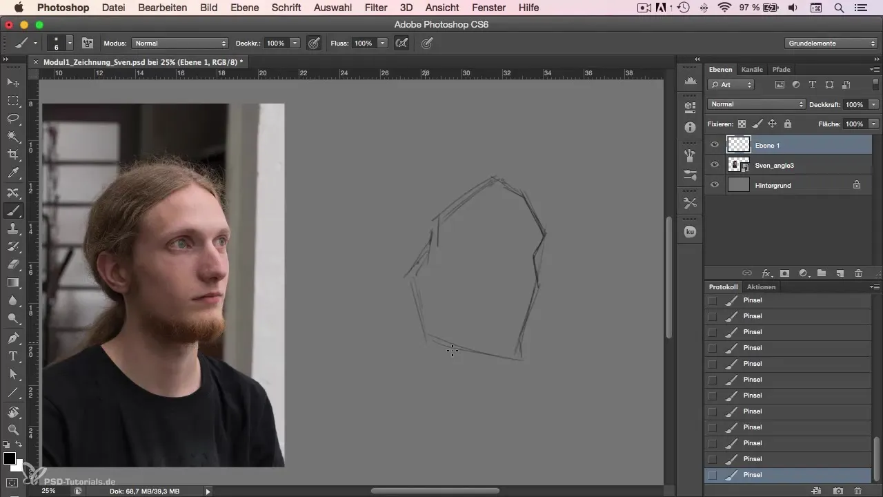 Porträt-Skizze in Photoshop – So gelingt dein Charakter-Painting
