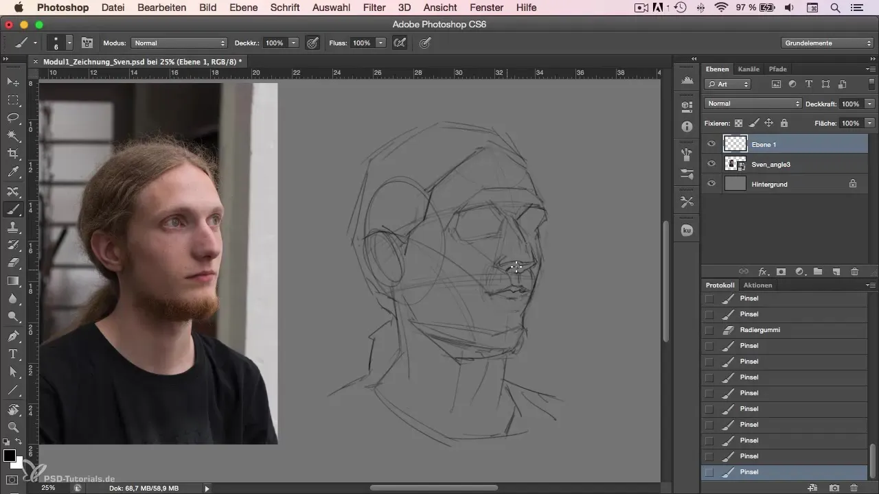 Porträt-Skizze in Photoshop – So gelingt dein Charakter-Painting