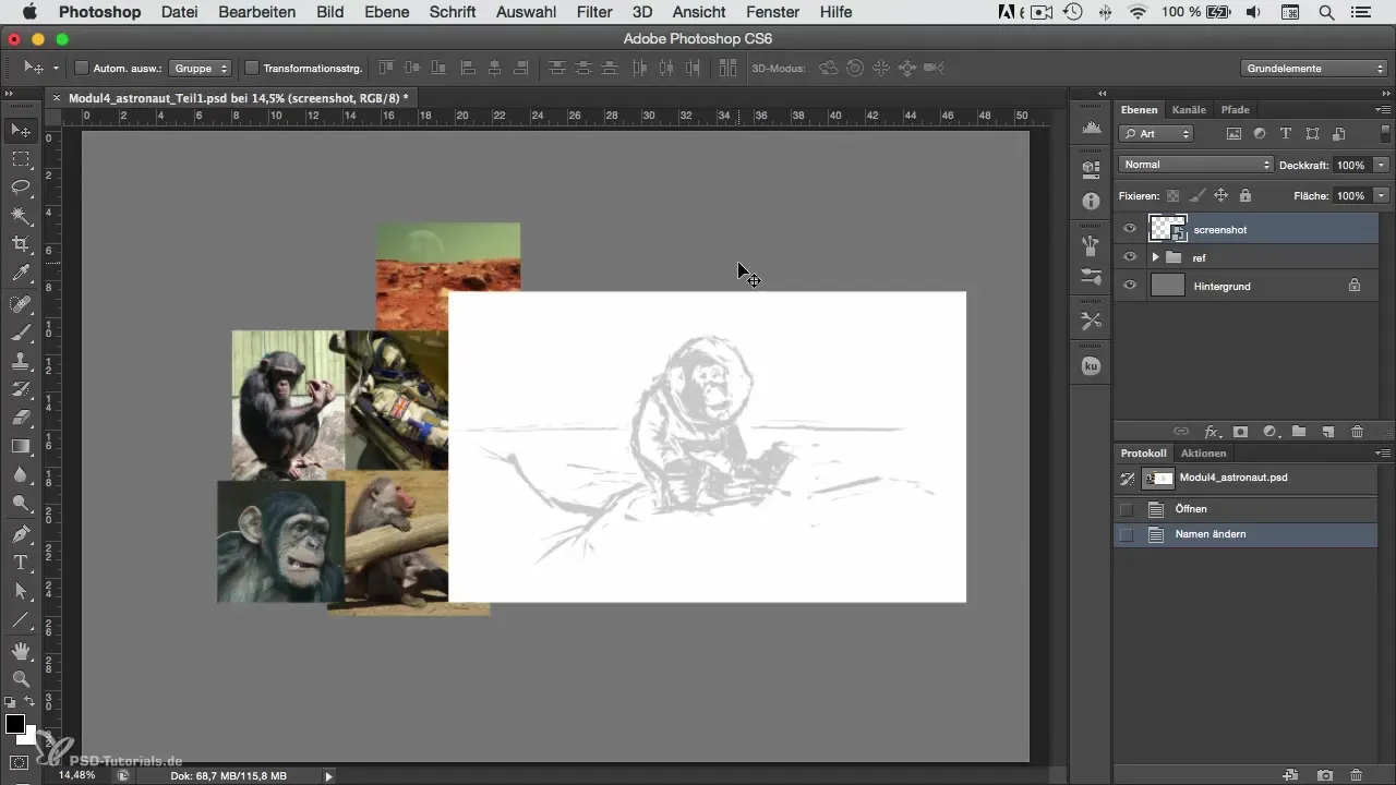Character-Painting in Photoshop: schets opnieuw leren