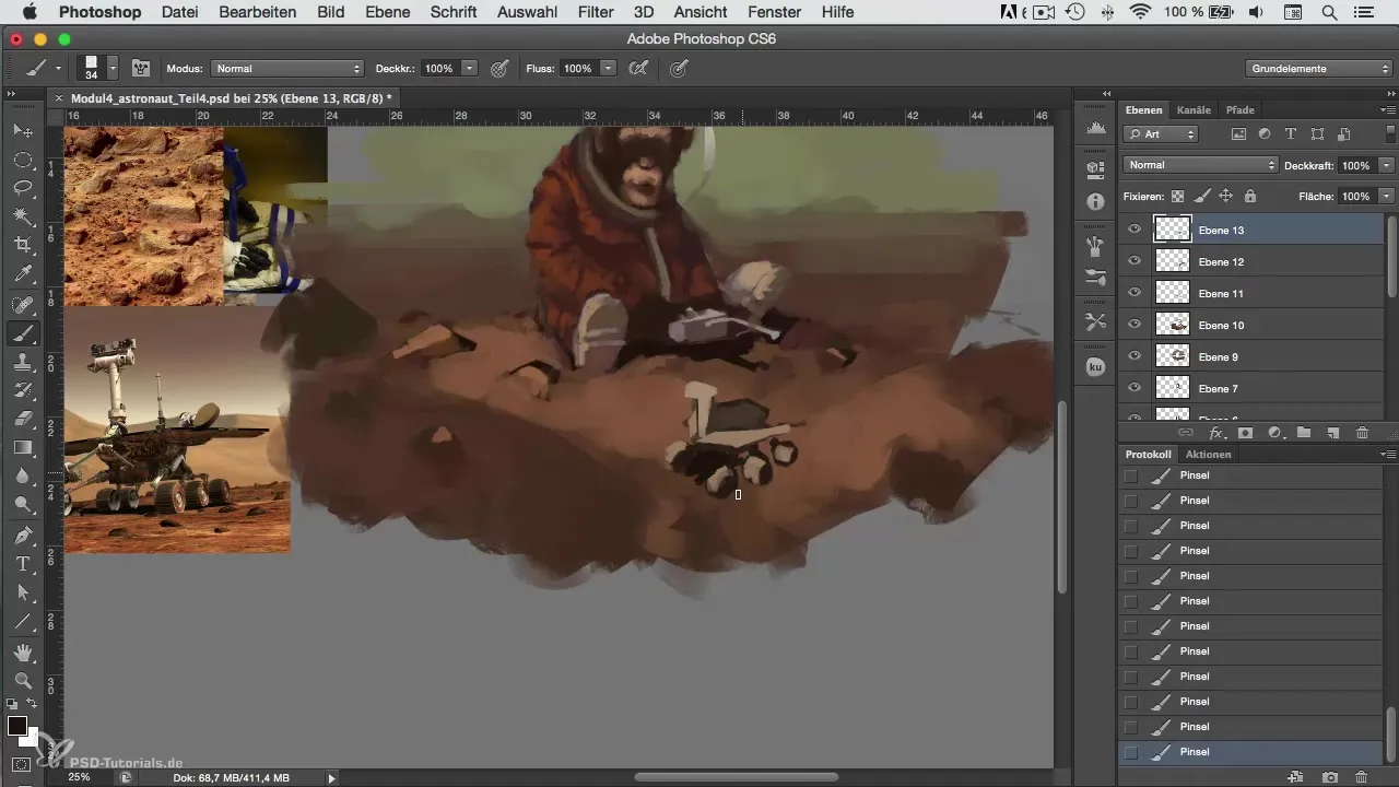 Personajes creativos diseñar – Rover en Marte