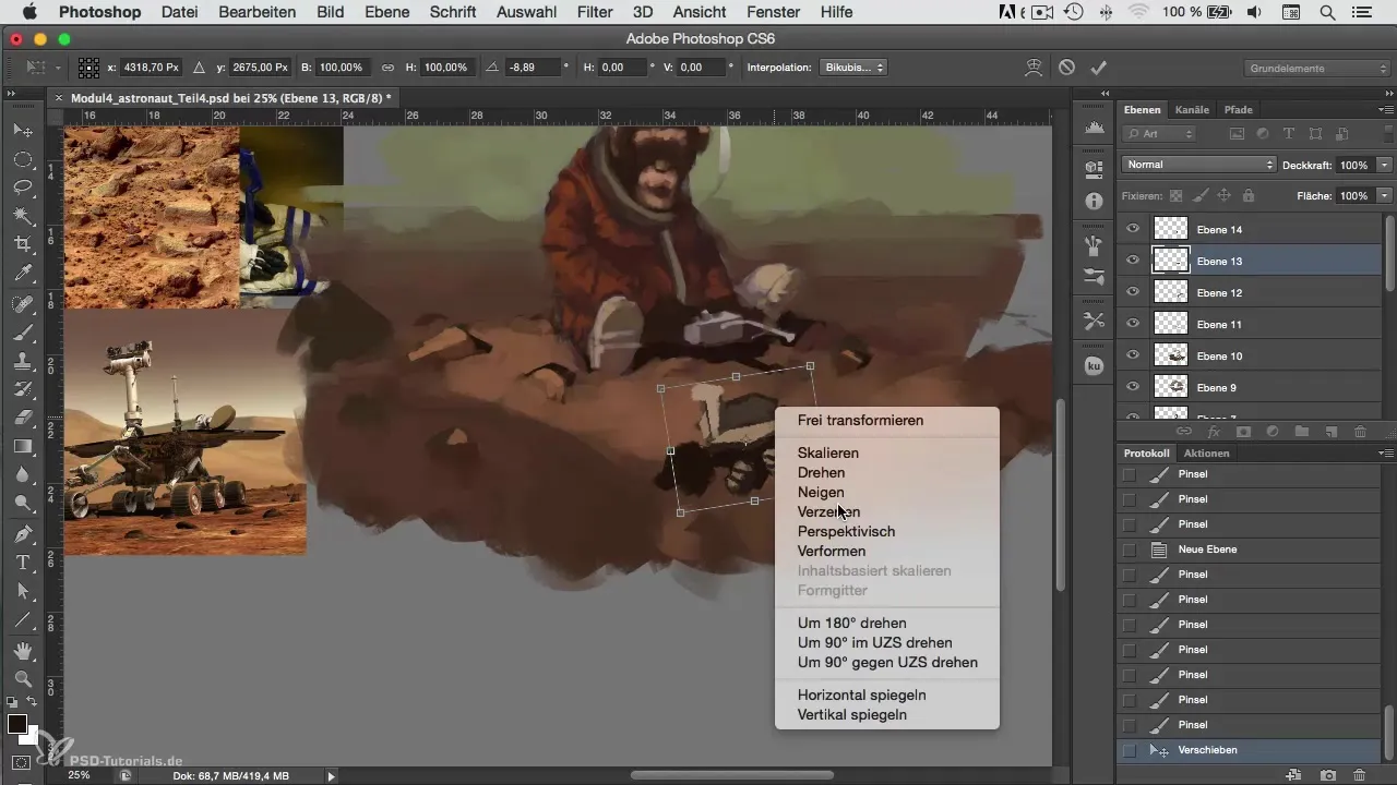 Personajes creativos diseñar – Rover en Marte