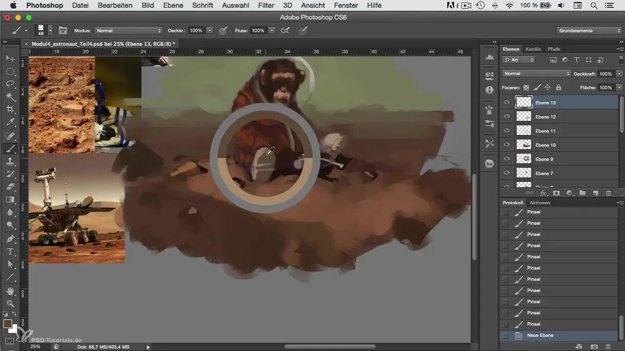 Personajes crear de manera creativa – Rover en Marte