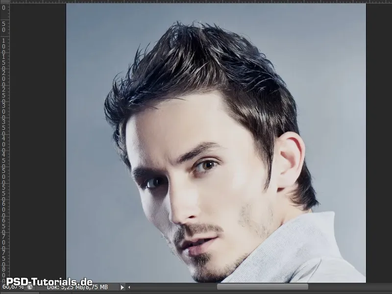 Hair clipping and color fringe correction under simple conditions