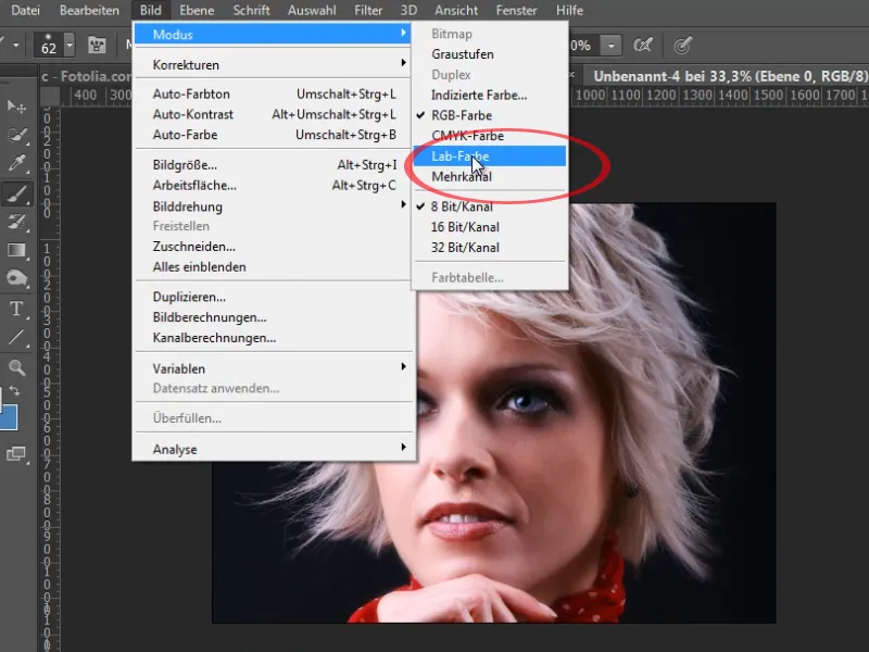 Hair clipping and color fringe correction under simple conditions