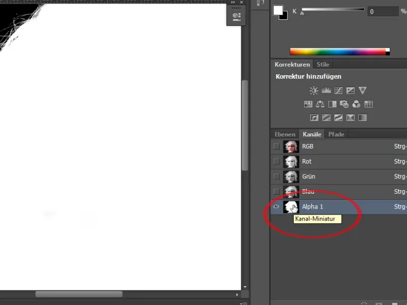 Hair clipping and color fringe correction under simple conditions