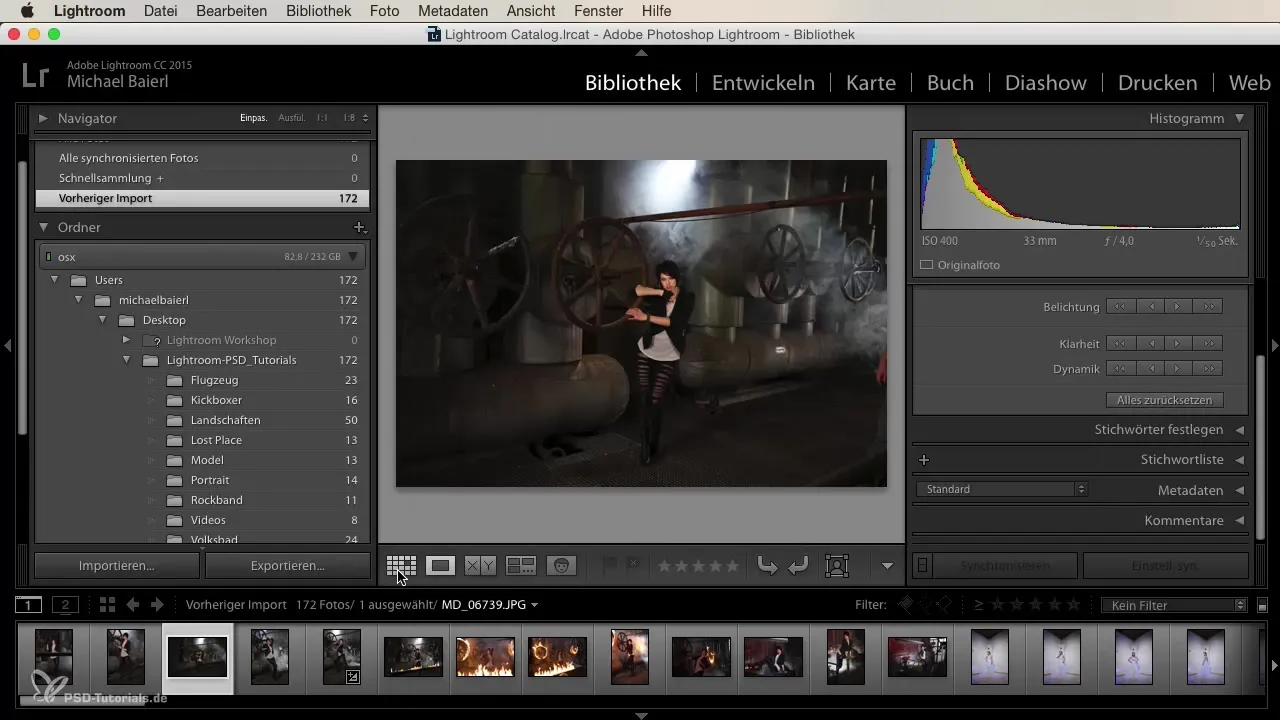 Gunakan modul perpustakaan di Lightroom secara optimal