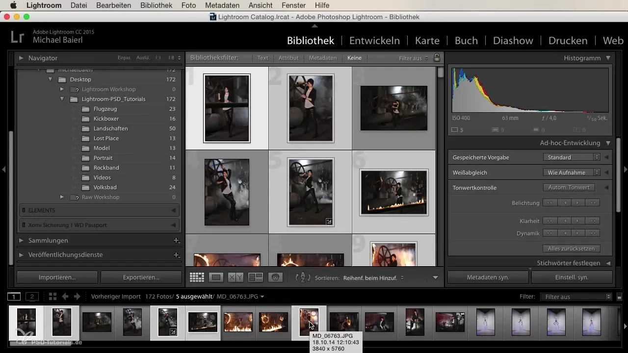 Efficiënte lichtbeeldbenaming in Lightroom voor beginners