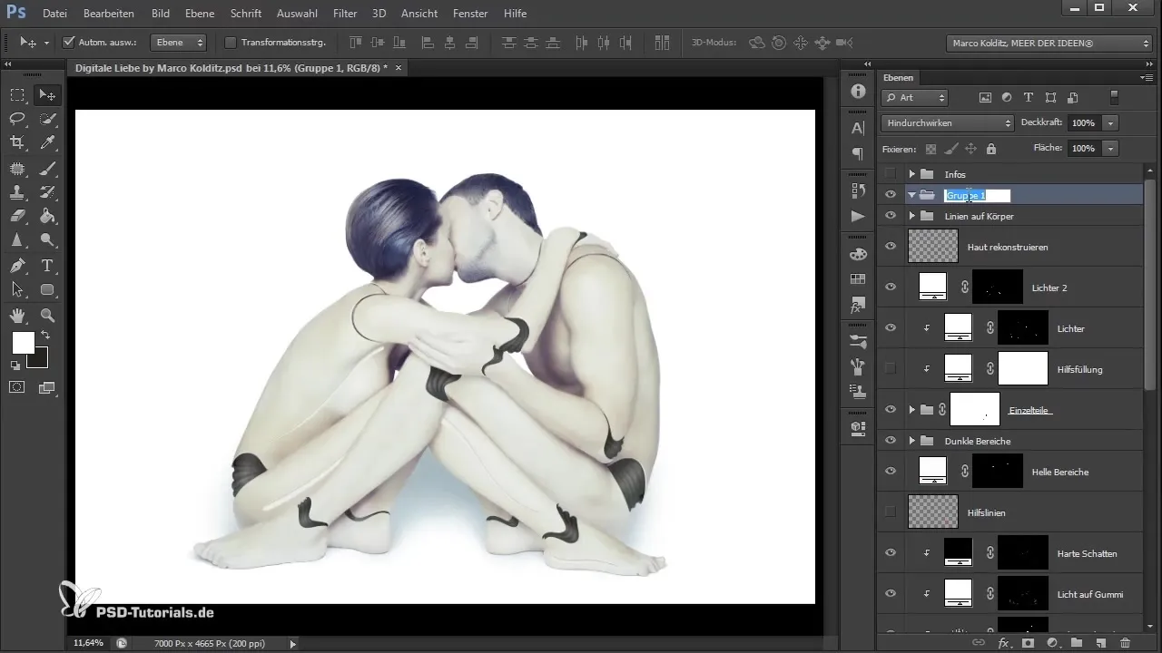 Photoshop tips for digital love - Final color adjustments