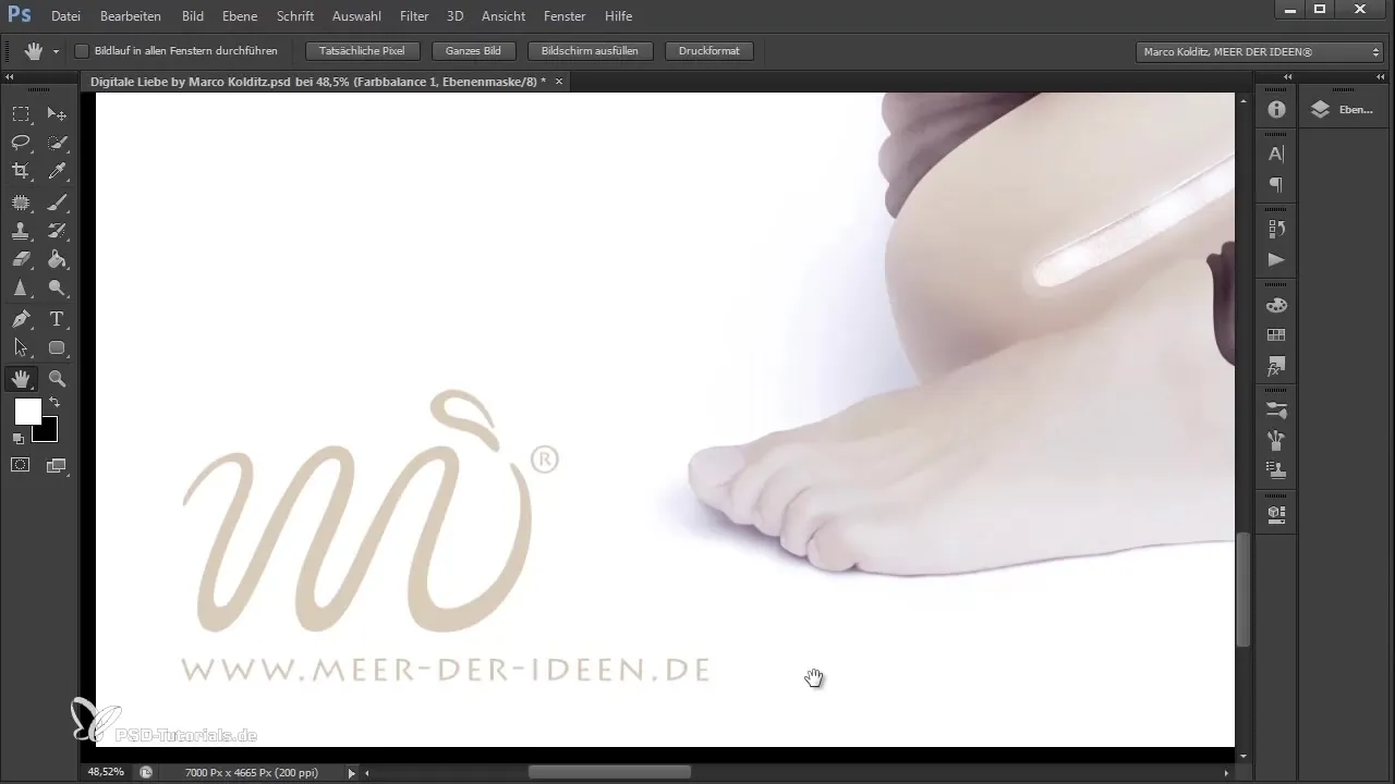 Photoshop tips for digital love - Final color adjustments