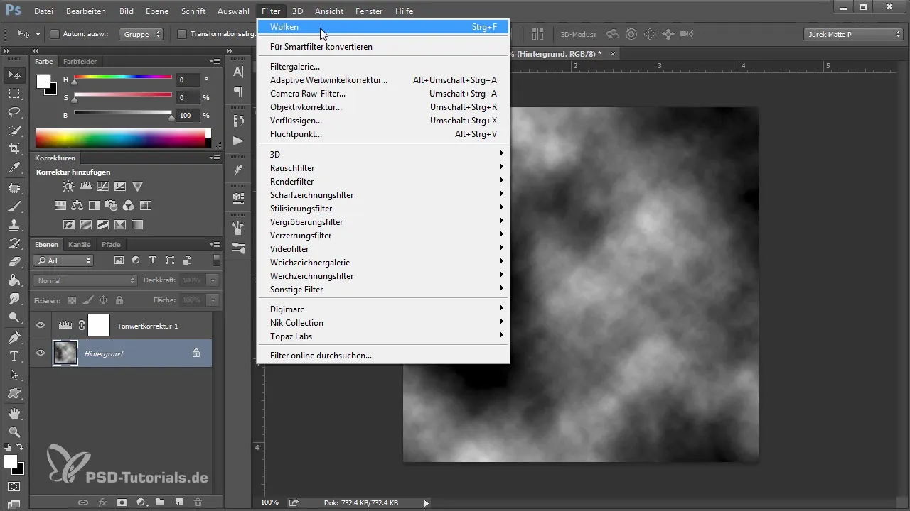 Crearea unui pensulă de nori în Photoshop – Instrucțiuni pas cu pas